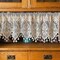 Retro Crochet Curtain Valance for Kitchen Window - 35"W x 15"L (Pack of 1) (Beige)